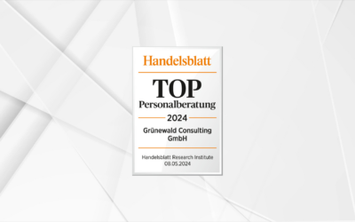 Top 40: Grünewald Consulting erneute Auszeichnung vom Handelsblatt!