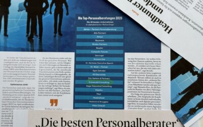 Erneute Top-Platzierung: Grünewald Consulting zum dritten Mal in Folge vom Handelsblatt ausgezeichnet!